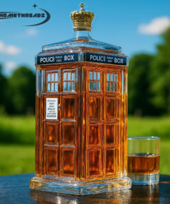 Doctor Who TARDIS Police Box Whisky Bottle