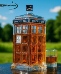 Doctor Who TARDIS Police Box Whisky Bottle