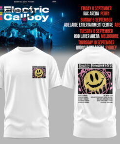 Electric Callboy TANZNEID World Tour – Australia 2026 Limited White Hoodie