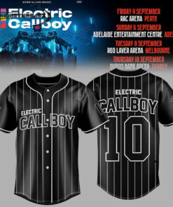 Electric Callboy – TANZNEID World Tour – Australia 2026 Classic Baseball Jersey