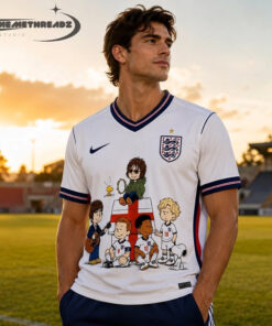 England Snoopy Peanuts Character Football Jersey