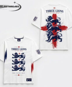 England World Cup 2026 Three Lions Graphic Football Fan T-Shirt
