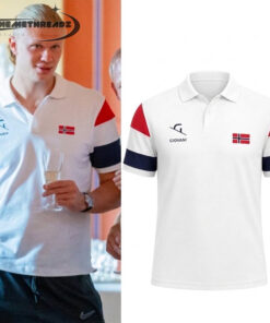 Erling Haaland Norway Giovani Polo Shirt