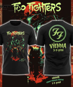 Foo Fighters Take Cover Tour 2026 At Ernst-Happel-Stadion, Vienna Hoodie & Tee