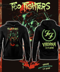 Foo Fighters Take Cover Tour 2026 At Ernst-Happel-Stadion, Vienna Hoodie & Tee