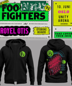 Foo Fighters Take Cover Tour 2026 ZIP Hoodie