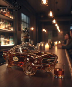 Ford Mustang 123rd Anniversary Whiskey Bottle