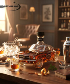 Ford Mustang 123rd Anniversary Whiskey Bottle