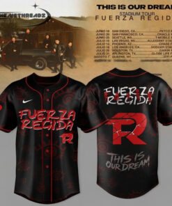 Fuerza Regida “This Is Our Dream” Stadium Tour 2026 Limited Jersey