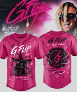 G FLIP World Tour 2026 Premium 3D Baseball Jersey