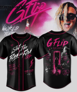 G FLIP World Tour 2026 Premium 3D Baseball Jersey