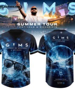 Gims Summer Tour 2026 Tour Baseball Jersey