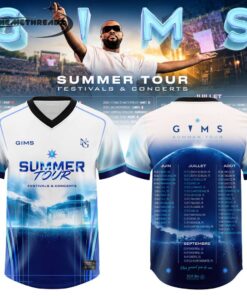 Gims Summer Tour 2026 Tour Baseball Jersey
