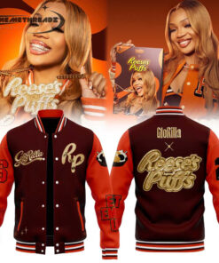 GloRilla x REESE’S PUFFS Letterman Baseball Jacket