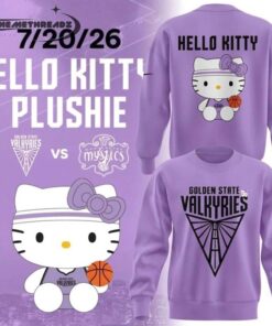 Golden State Valkyries x Hello Kitty Purple 2026 Special Sweatshirt