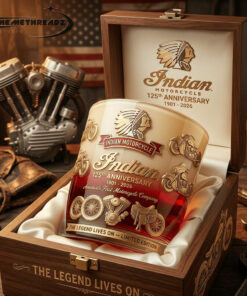Indian Motorcycle 125th Anniversary Limited Edition Whiskey Glass
