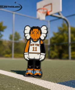 Jalen Brunson Knicks KAWS Button Pin