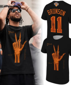 Jalen Brunson  “X-Ray” Signatures Print T-Shirt