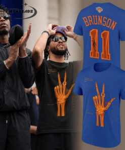 Jalen Brunson  “X-Ray” Signatures Print T-Shirt
