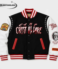 Jason Voorhees x Camp Crystal Lake Varsity Jacket