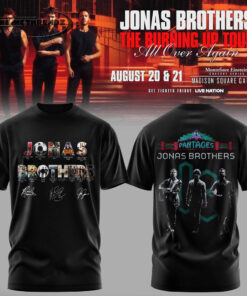 Jonas Brothers – The Burning Up Tour New Version Hoodie & Tee
