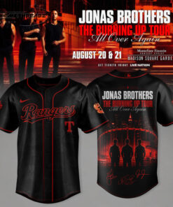 Jonas Brothers x All MLB Teams The Burning Up Tour 2026 Baseball Jersey