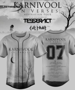 Karnivool – ‘In Verses’ Australian Tour 2026 Exclusive Baseball Jersey