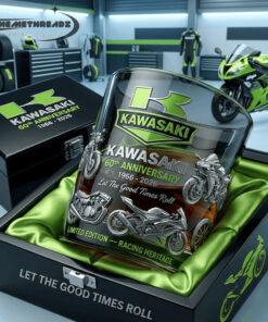 Kawasaki 60th Anniversary Whiskey Glass