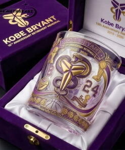 Kobe Bryant “Mamba Mentality” 10th Anniversary Retirement Whiskey Glass