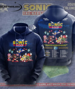 Limited Edition Sonic the Hedgehog 35th Anniversary Navy Hoodie & Tee