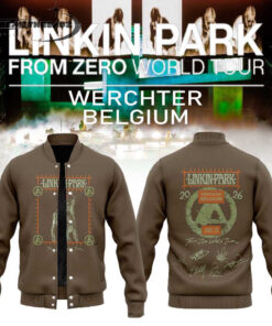 Linkin Park From Zero World Tour in Werchter at Werchter Parklife in Belgium Baseball Jacket