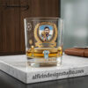 Los Angeles Chargers 65th Anniversary Whiskey Glass