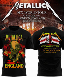 Metallica 2026 M72 World Tour London, England Special T-shirt