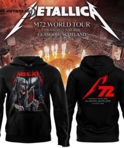 Metallica M72 World Tour Glasgow Hoodie and Tee