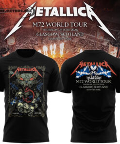 Metallica M72 World Tour Glasgow Special Black Hoodie & Tee