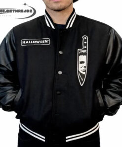 Michael Myers Black Varsity Baseball Jacket