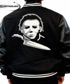Michael Myers Black Varsity Baseball Jacket