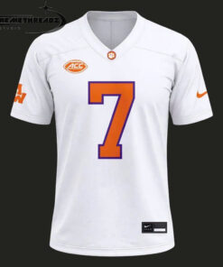 Morgan Wallen x Clemson Tigers White Football Jersey