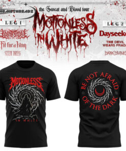 Motionless In White he Sweat & Blood Tour 2026 Graphic T-Shirt Motionless In White he Sweat & Blood Tour 2026 Graphic T-Shirt