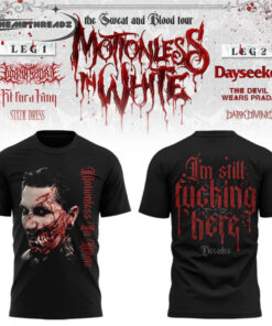 Motionless In White he Sweat & Blood Tour 2026 Graphic T-Shirt