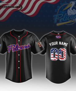 Myrtle Beach Pelicans 4TH OF JULY 250TH Baseball Jersey