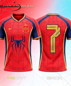 Marvel x N1ke 2026 World Cup Spain Spider Man Football Jersey