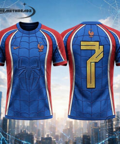 Marvel x N1ke France Spider-Man Soccer Jersey