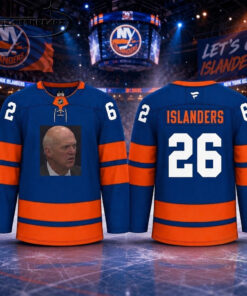 New York Islanders Lou Lamoriello Meme Third Hockey Jersey