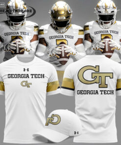 Official Georgia Tech Football 2026 New Old Gold Hoodie & Tee