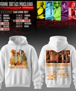 Pinguini Tattici Nucleari Tour Stadi 2027 Hoodie & Tee
