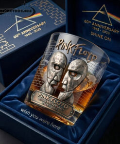 Pink Floyd 60th Anniversary Commemorative Whiskey Glass
