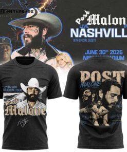 Post Malone Big Ass Stadium Tour 2026 With BigXthaPlug And Carter Faith Limited Edition Hoodie & Tee
