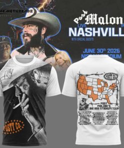 Post Malone Big Ass Stadium Tour 2026 With BigXthaPlug And Carter Faith Limited Hoodie & Tee