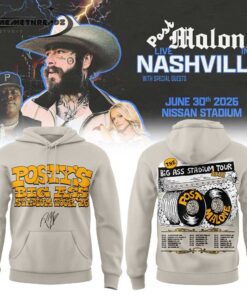 Post Malone Big Ass Stadium Tour 2026 With BigXthaPlug And Carter Faith Special Version Hoodie & Tee